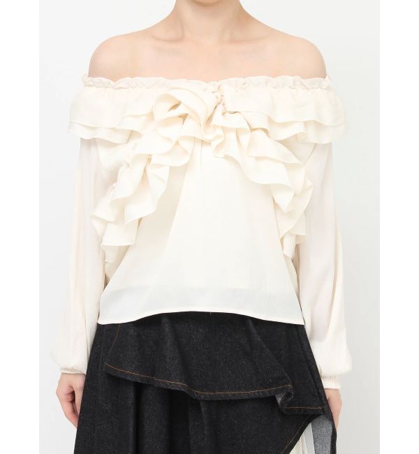 RESEXXY「ラッフルオフショルブラウス」|シャツ・ブラウス|