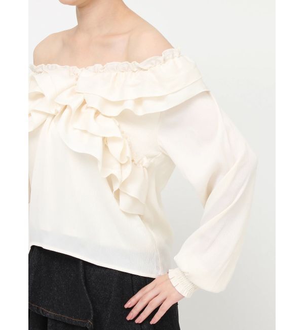 RESEXXY「ラッフルオフショルブラウス」|シャツ・ブラウス|