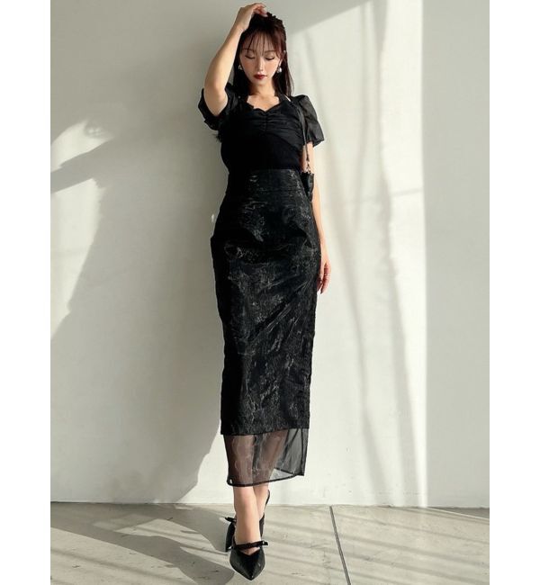 RESEXXY「エンブロイダリーシアースカート」|スカート|