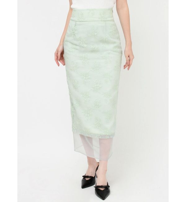 RESEXXY「エンブロイダリーシアースカート」|スカート|