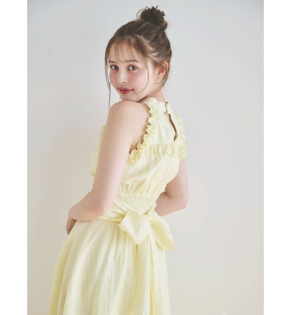 dazzlin「【再生産】アメスリフリルシェイプワンピース」|ワンピース|