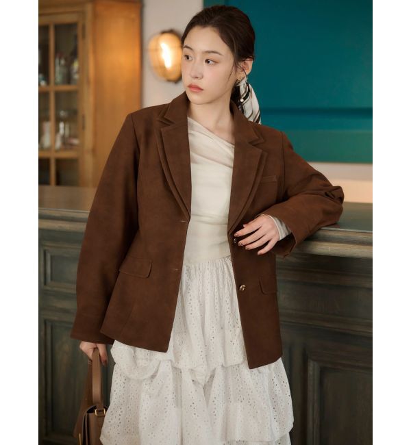 dazzlin「【セットアップ対応】ダブルカラーテーラージャケット」|テーラードジャケット|