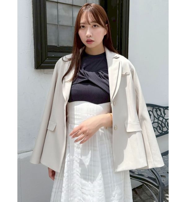 dazzlin「【セットアップ対応】ダブルカラーテーラージャケット」|テーラードジャケット|