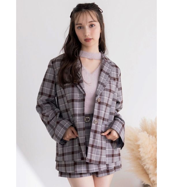 dazzlin「【セットアップ対応】ダブルカラーテーラージャケット」|テーラードジャケット|