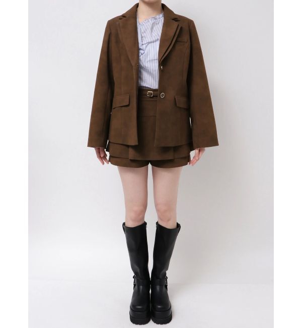 dazzlin「【セットアップ対応】ダブルカラーテーラージャケット」|テーラードジャケット|