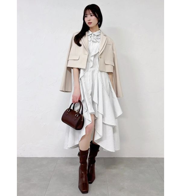 dazzlin「テーラーカラーショートジャケット」|テーラードジャケット|