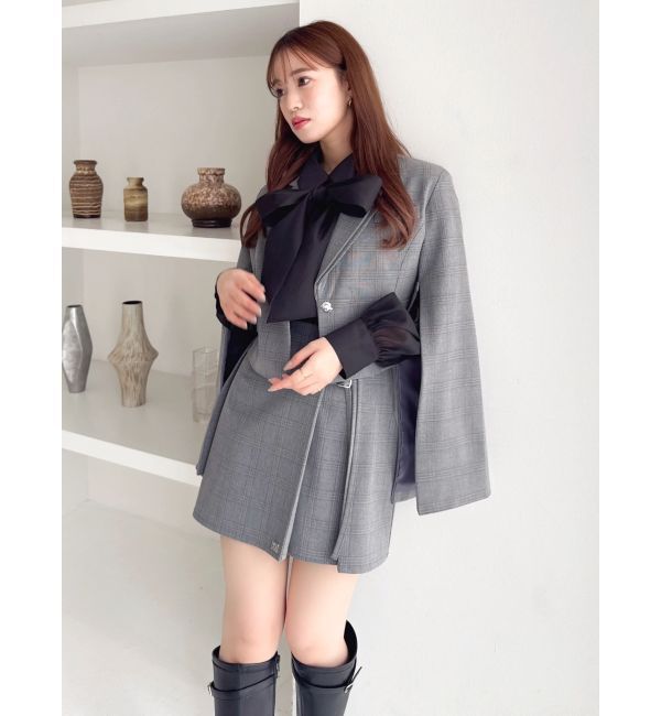 dazzlin「テーラーカラーショートジャケット」|テーラードジャケット|