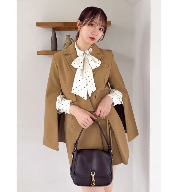 dazzlin「テーラーカラーショートジャケット」|テーラードジャケット|