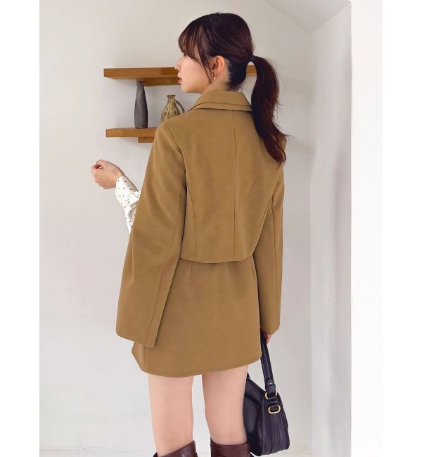 dazzlin「テーラーカラーショートジャケット」|テーラードジャケット|