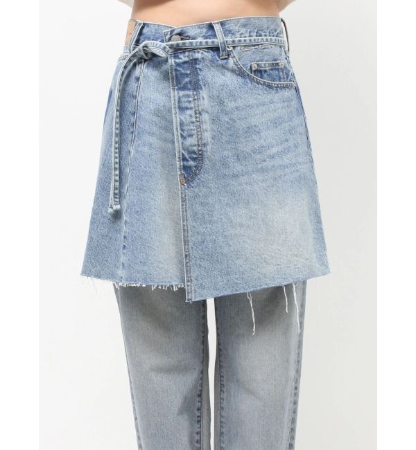 Ungrid「ポケットデザインデニムラップスカート」|スカート|