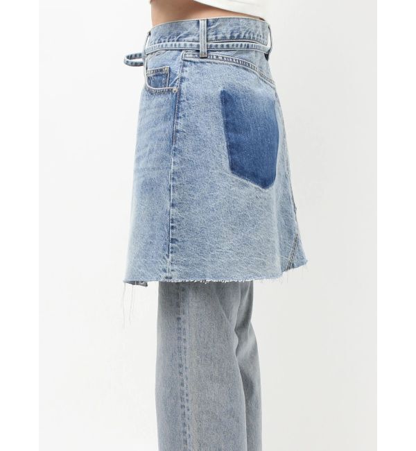 Ungrid「ポケットデザインデニムラップスカート」|スカート|