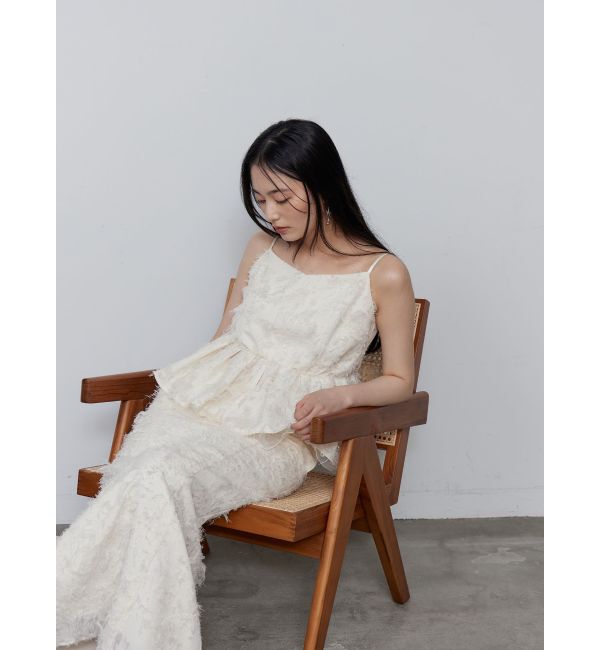 LAGUNAMOON「カットジャガードナロースカート」|スカート|