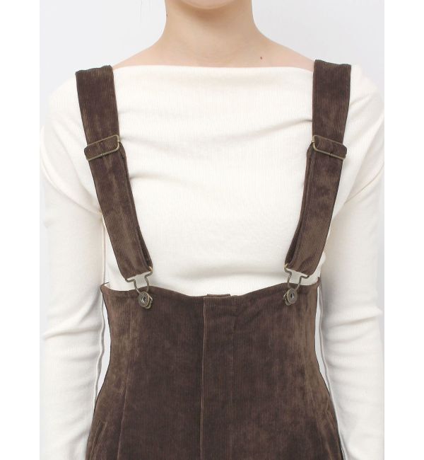 LAGUNAMOON「【UNIVERSALOVERALLコラボ】サスペンダースカート」|スカート|