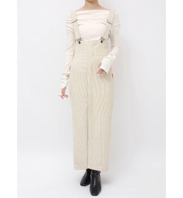 LAGUNAMOON「【UNIVERSALOVERALLコラボ】サスペンダースカート」|スカート|