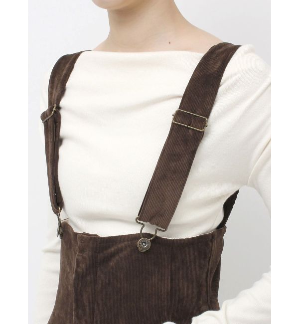 LAGUNAMOON「【UNIVERSALOVERALLコラボ】サスペンダースカート」|スカート|