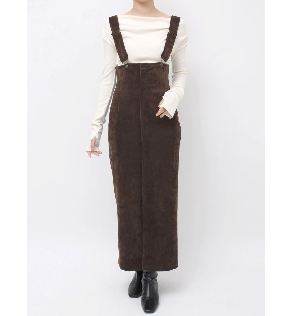 LAGUNAMOON「【UNIVERSALOVERALLコラボ】サスペンダースカート」|スカート|