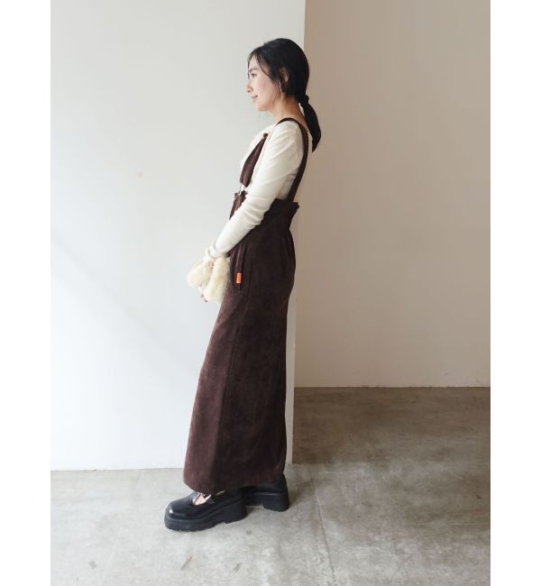 LAGUNAMOON「【UNIVERSALOVERALLコラボ】サスペンダースカート」|スカート|