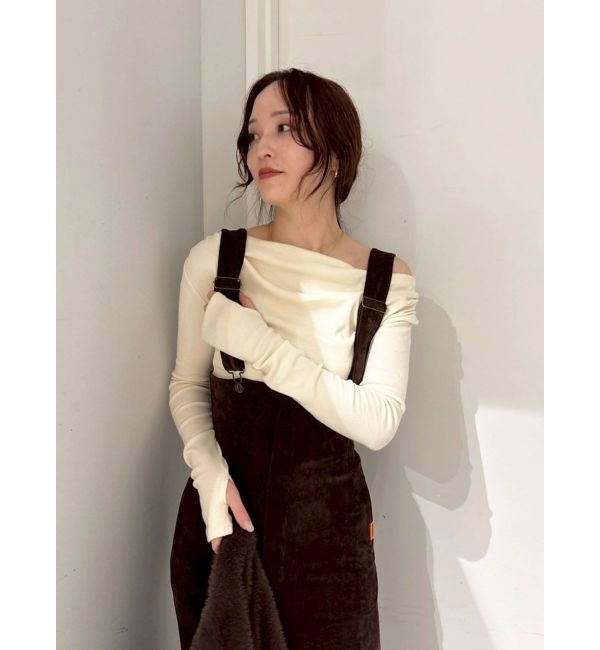 LAGUNAMOON「【UNIVERSALOVERALLコラボ】サスペンダースカート」|スカート|