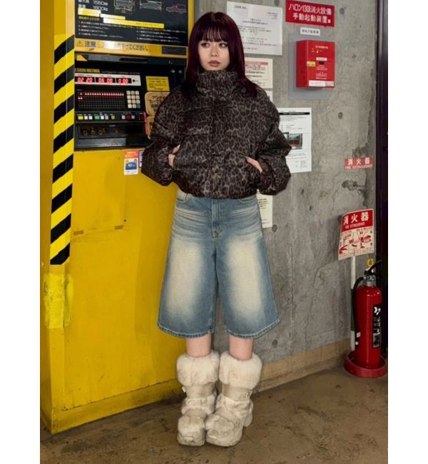 EVRIS「2WAYエアリークロップドブルゾン」|ダウン|