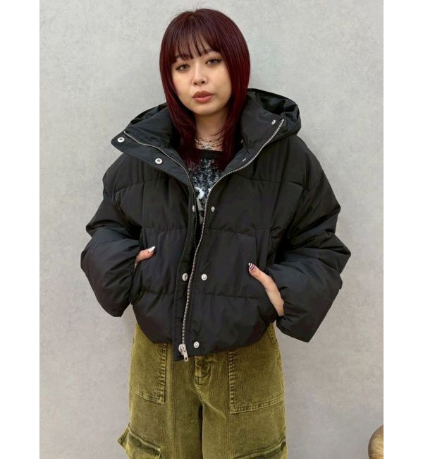 EVRIS「2WAYエアリークロップドブルゾン」|ダウン|