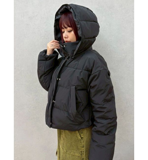 EVRIS「2WAYエアリークロップドブルゾン」|ダウン|