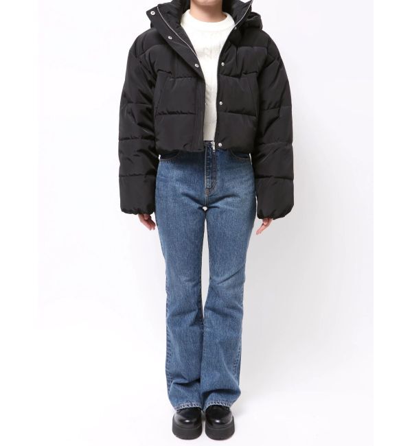 EVRIS「2WAYエアリークロップドブルゾン」|ダウン|