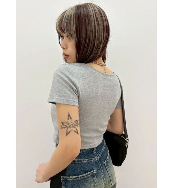 EVRIS「BASICシンプルショートTシャツ」|Tシャツ・カットソー|