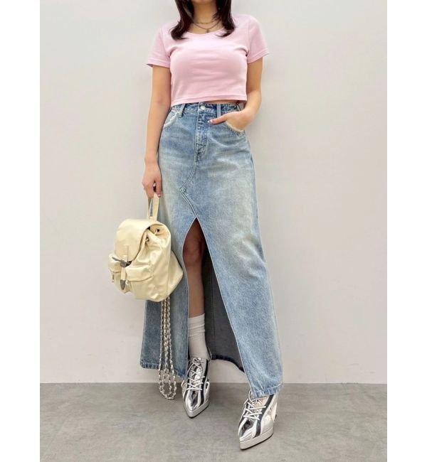 EVRIS「BASICシンプルショートTシャツ」|Tシャツ・カットソー|