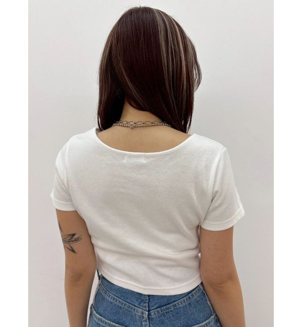 EVRIS「BASICシンプルショートTシャツ」|Tシャツ・カットソー|