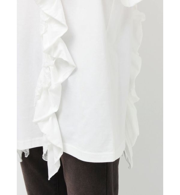 jouetie「フリルドッキングルーズTシャツ」|Tシャツ・カットソー|