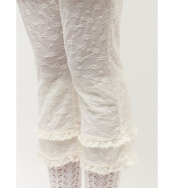 merry jenny「ストレッチレースカプリパンツ」|その他|