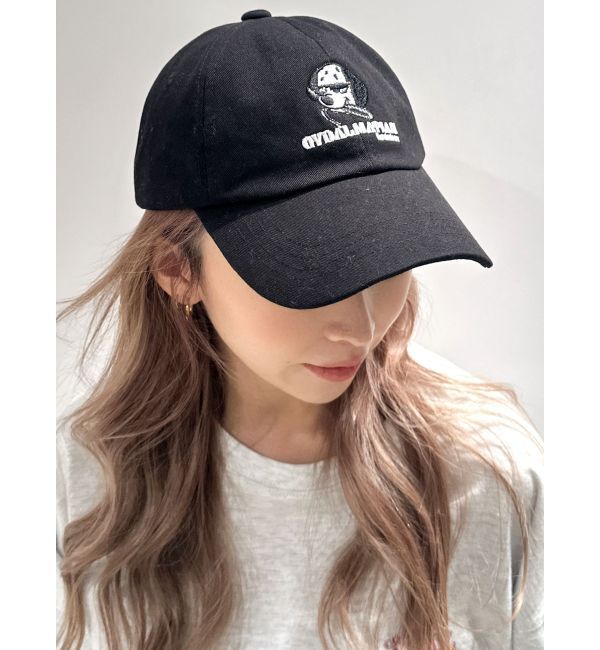 GYDA「GYDALMATIANツイルCAP」|キャップ・キャスケット|ブラック