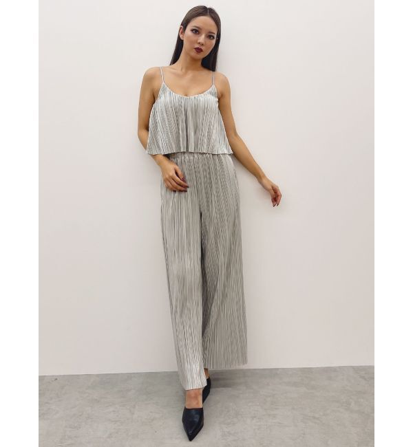 GYDA「サテンプリーツキャミビスチェ【SETUP着用可】」|キャミソール|