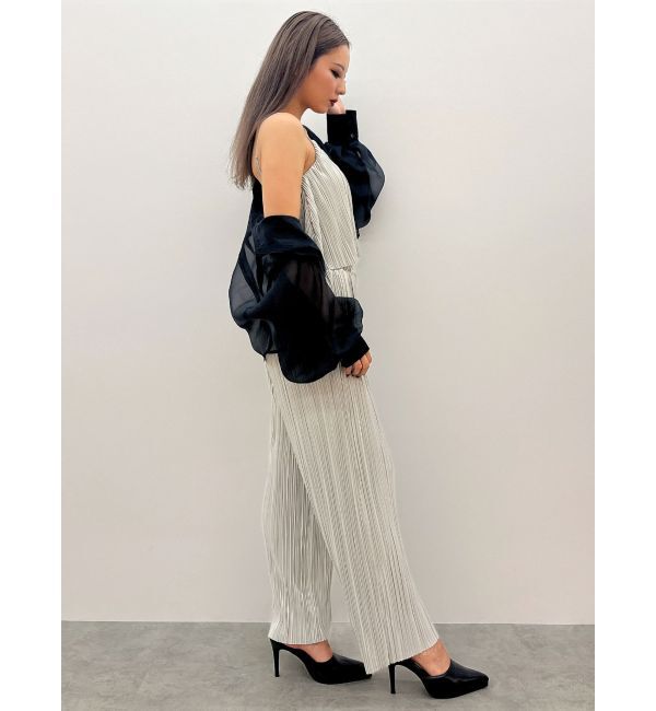 GYDA「サテンプリーツキャミビスチェ【SETUP着用可】」|キャミソール|