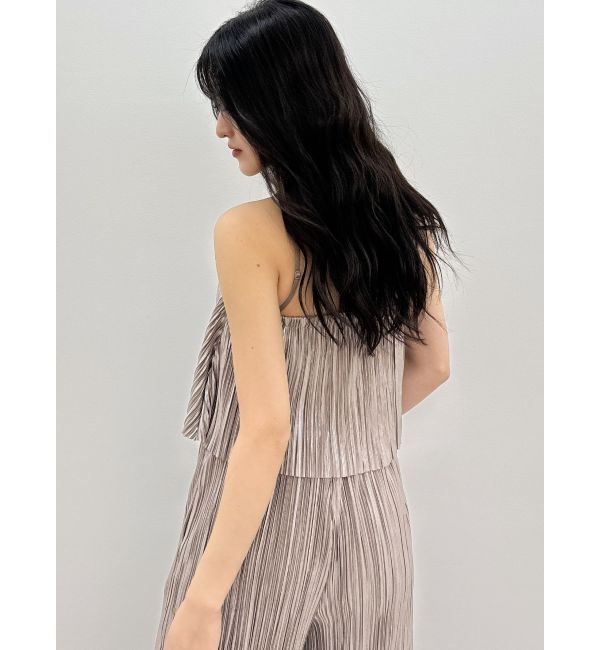 GYDA「サテンプリーツキャミビスチェ【SETUP着用可】」|キャミソール|