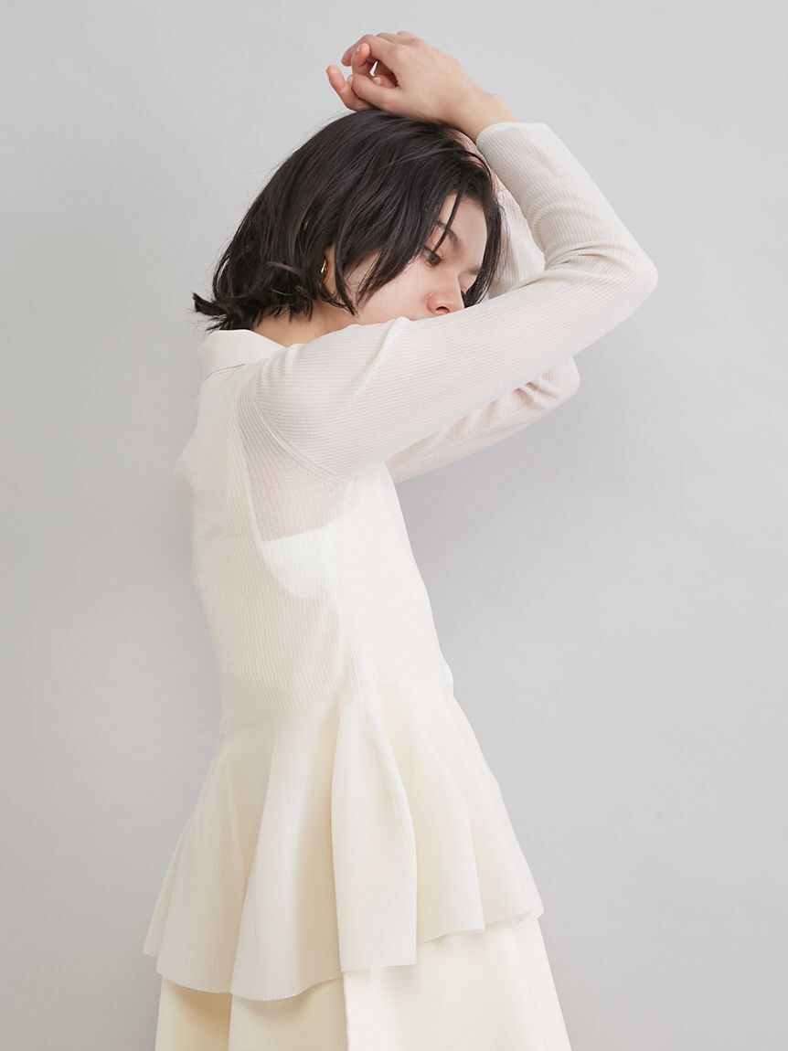 Mila Owen「アンサンブルノースリホールガーメントワンピース」|ワンピース|