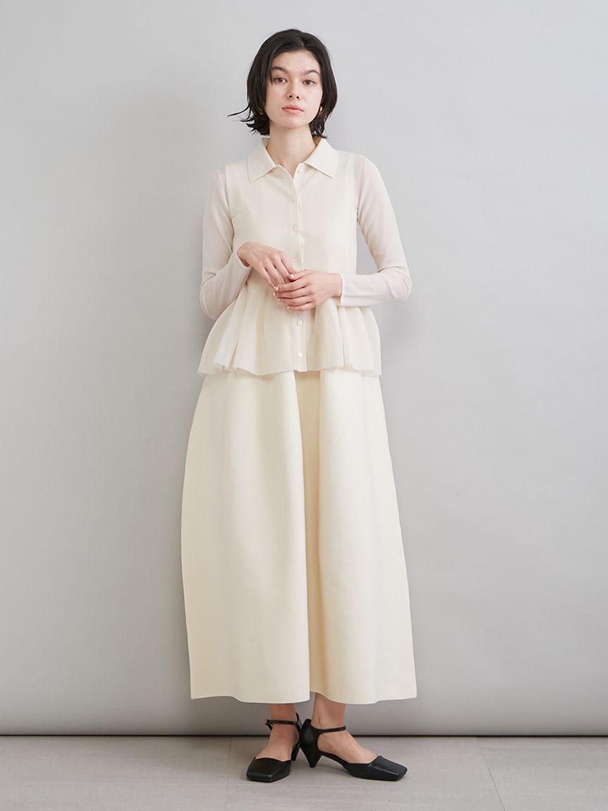 Mila Owen「アンサンブルノースリホールガーメントワンピース」|ワンピース|