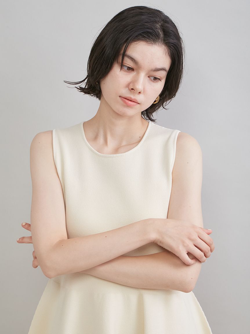 Mila Owen「アンサンブルノースリホールガーメントワンピース」|ワンピース|