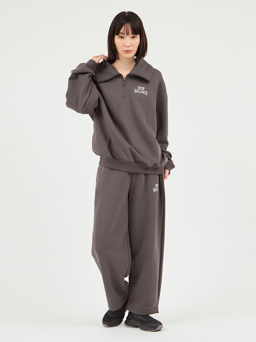NEW BALANCE 「【New Balance for emmi】Track side フリースハーフジップ」|スウェット・ジャージ|
