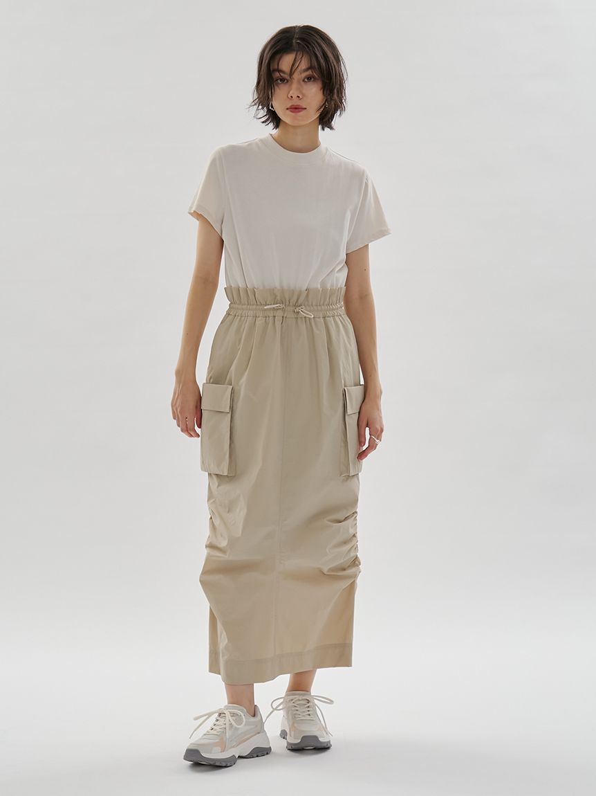 emmi atelier「【ONLINE限定カラーあり】カットドッキングワンピース/撥水」|ワンピース|