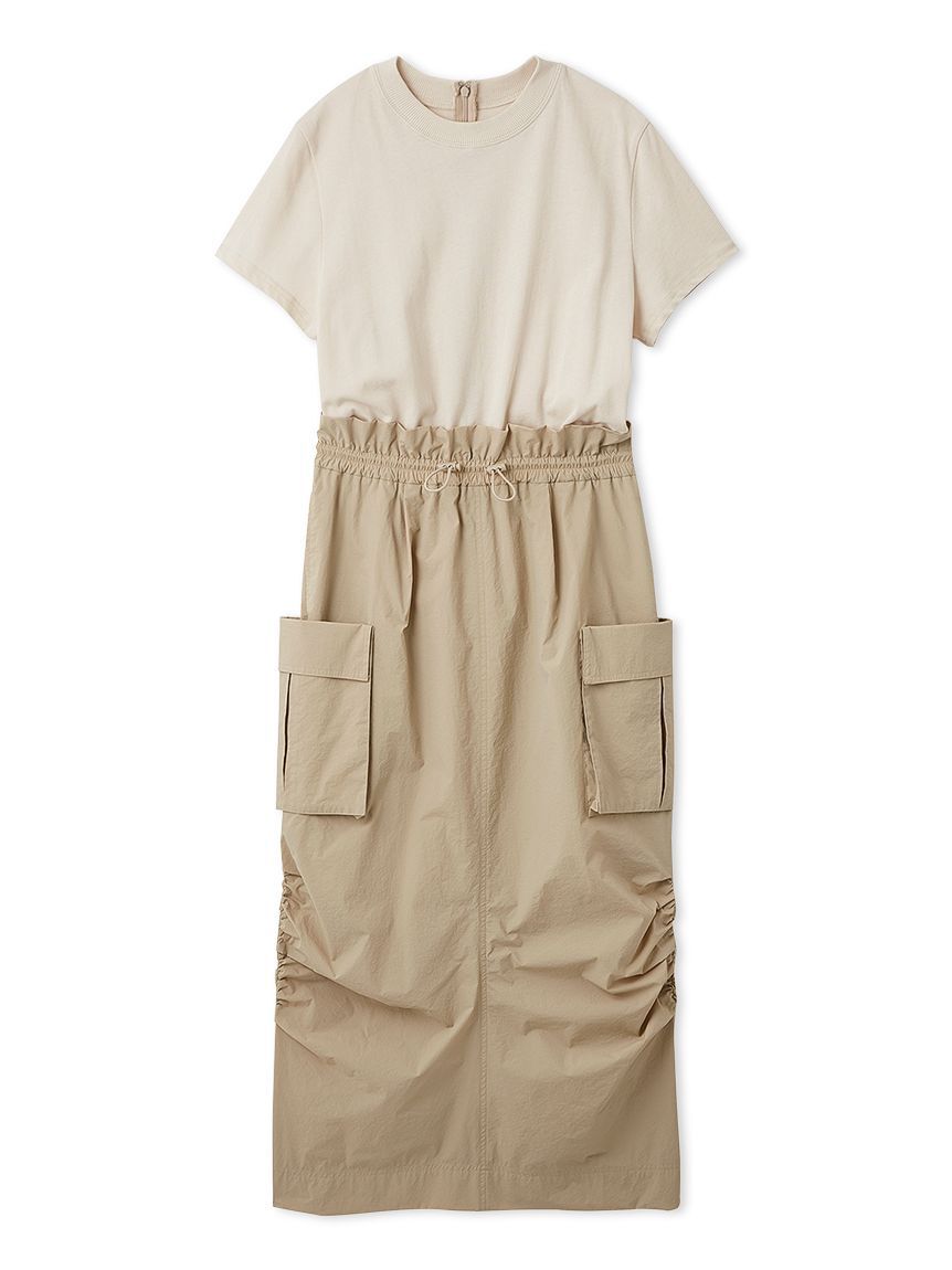 emmi atelier「【ONLINE限定カラーあり】カットドッキングワンピース/撥水」|ワンピース|