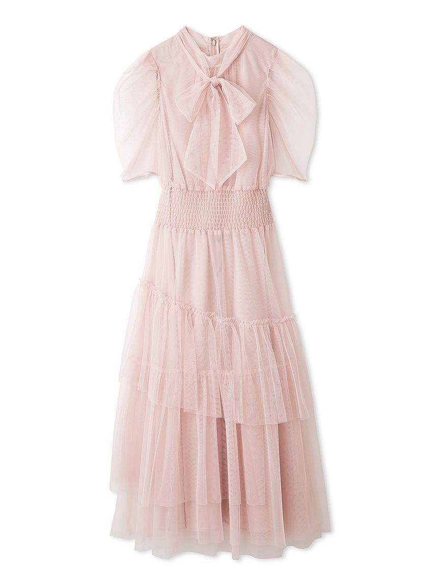 FURFUR「ハーフスリーブチュールドレス」|ドレス|PNK