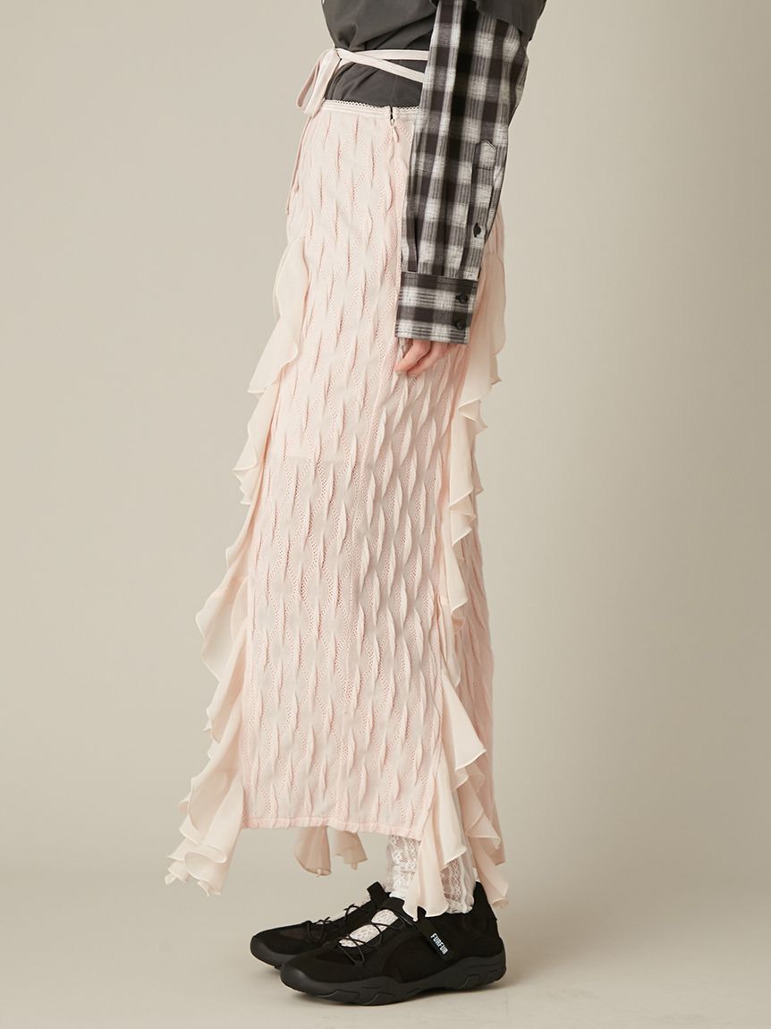 FURFUR「フリルカットスカート」|スカート|
