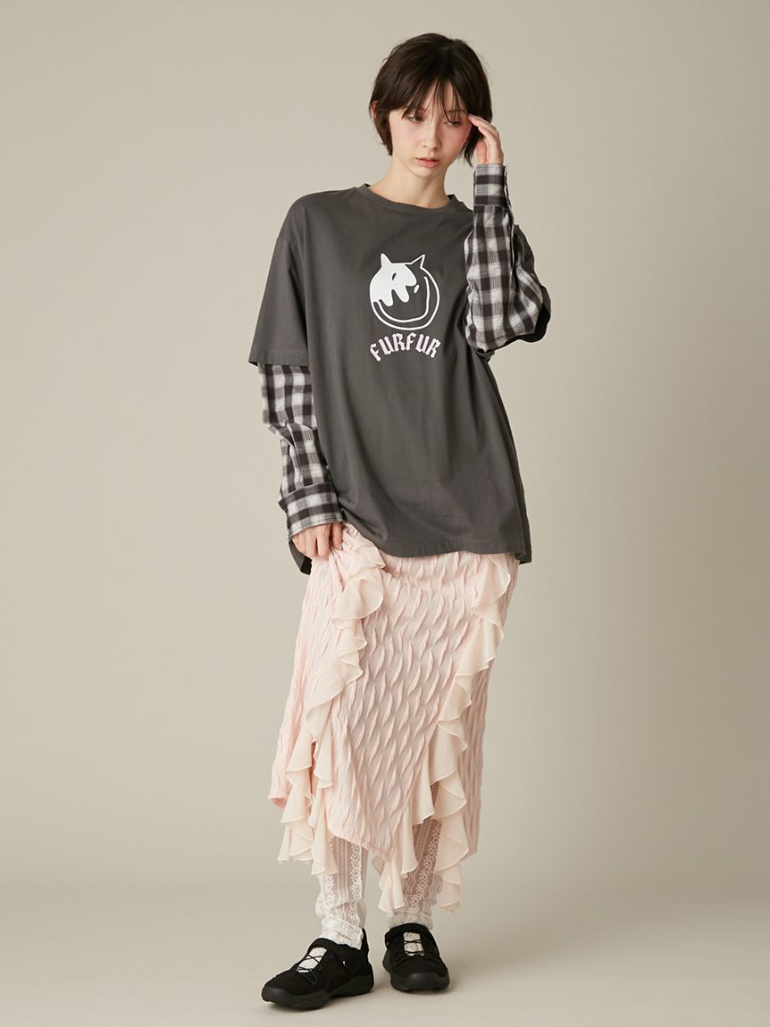 FURFUR「フリルカットスカート」|スカート|