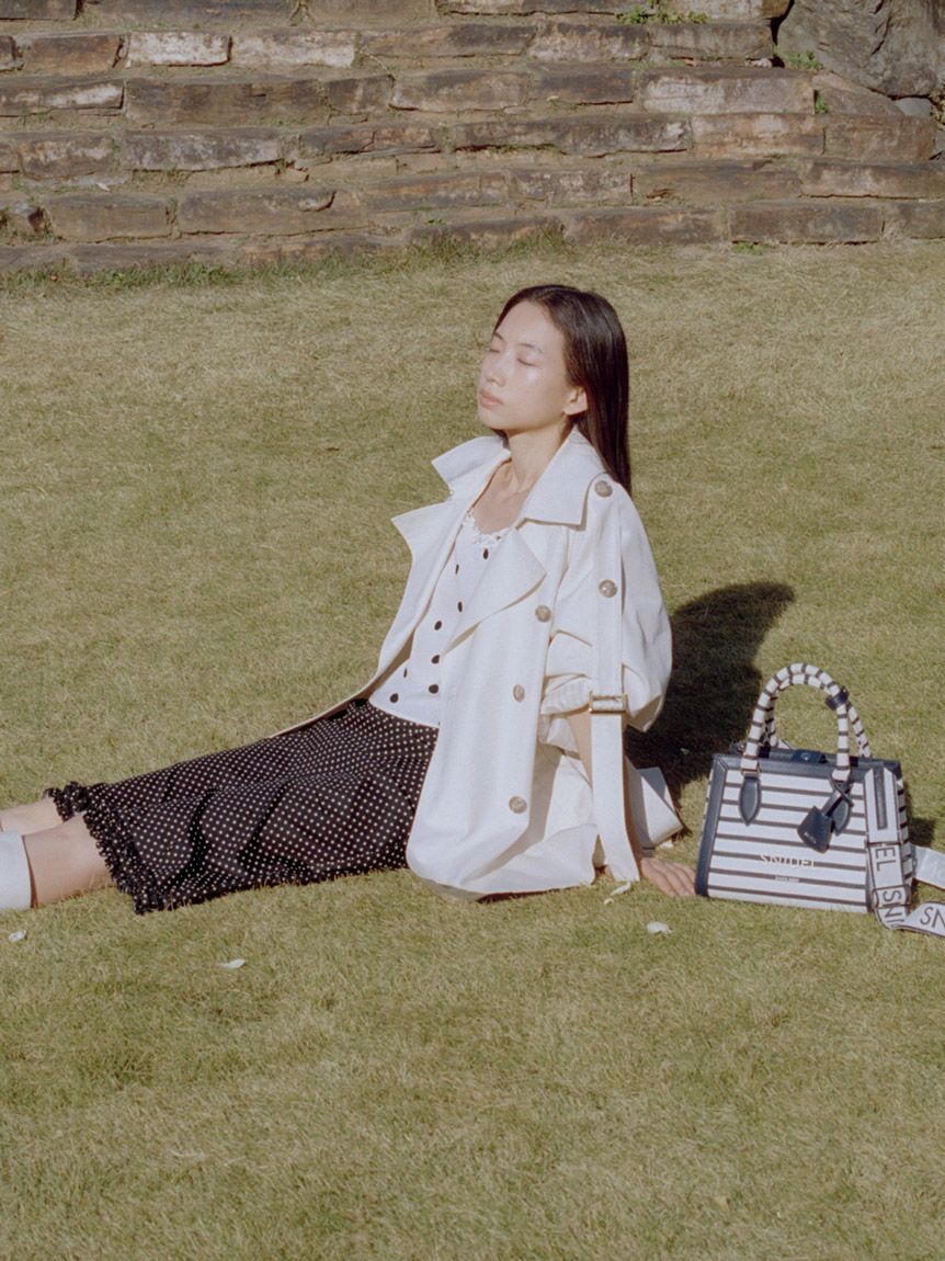 SNIDEL「バリエロゴバッグ」|ハンドバッグ|