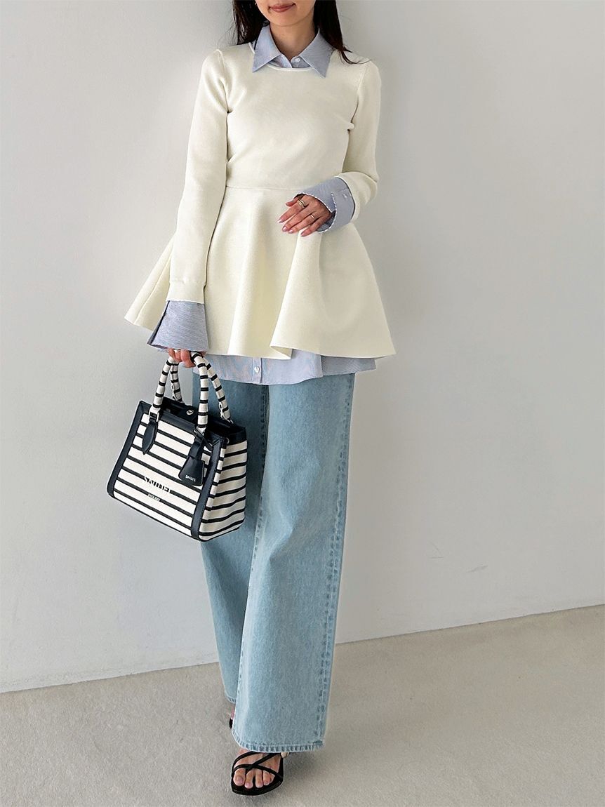 SNIDEL「バリエロゴバッグ」|ハンドバッグ|