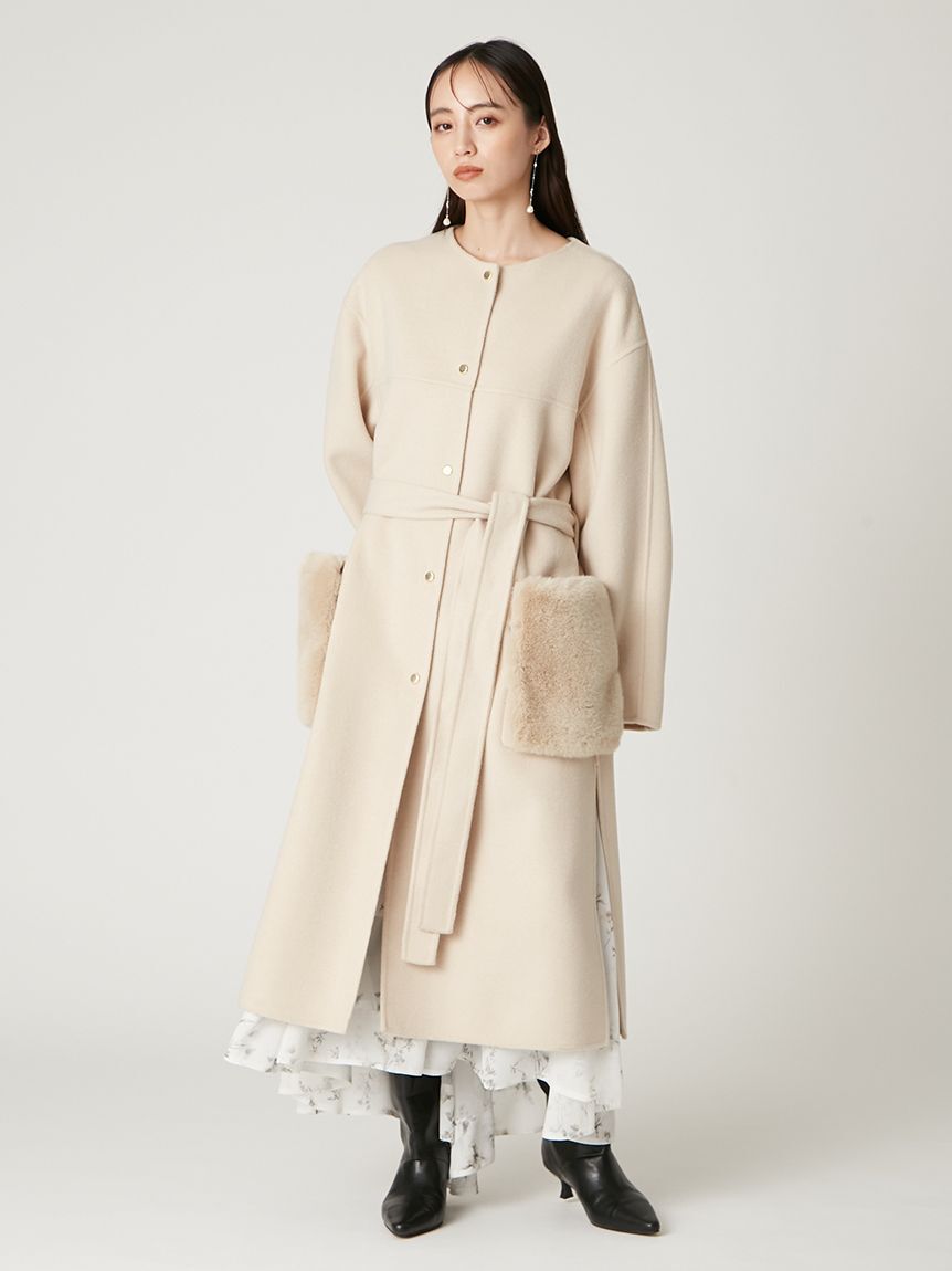 FRAY I.D「サッシュリボンフレアスカート」|スカート|