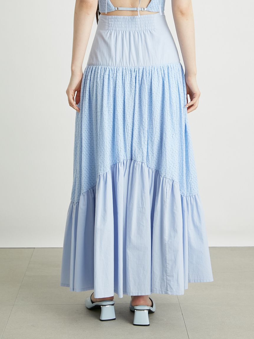 LILY BROWN Lingerie「【LILY BROWN Lingerie】コットンレースボリュームスカート」|スカート|