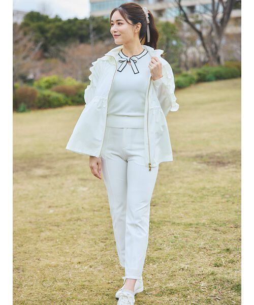 CELFORD「【CELFORD GOLF】フリルポケットストレッチパンツ」|その他|WHT