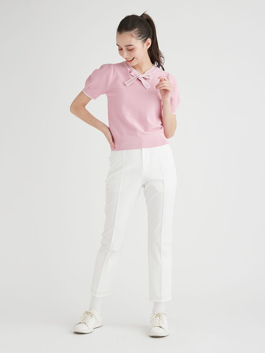 CELFORD「【CELFORD GOLF】ロゴポイントボウタイニットプルオーバ」|その他|